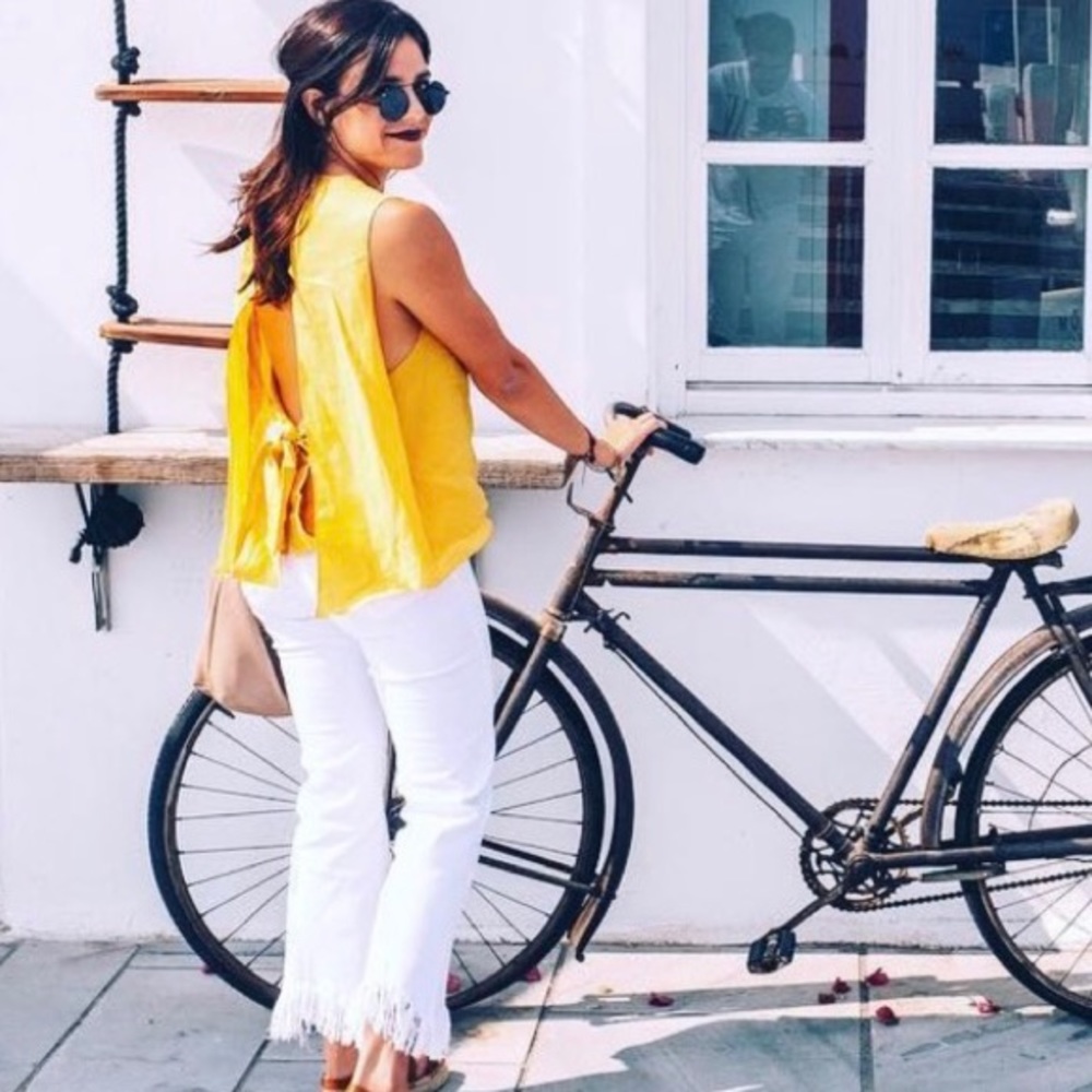 Mustard Linen shirt